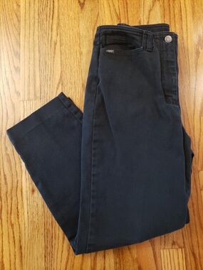 Vtg Ralph Lauren Jeans-  Black Back-Pocketless Straight Leg Size: 10